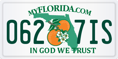 FL license plate 0627IS