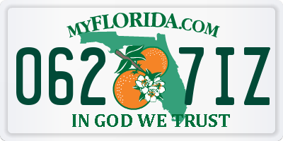 FL license plate 0627IZ