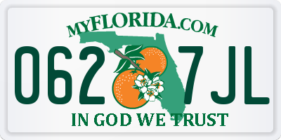 FL license plate 0627JL