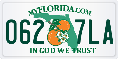 FL license plate 0627LA