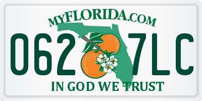 FL license plate 0627LC