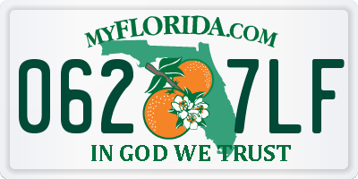 FL license plate 0627LF