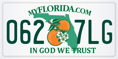 FL license plate 0627LG