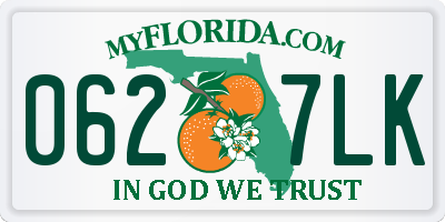 FL license plate 0627LK