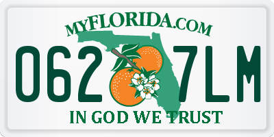 FL license plate 0627LM