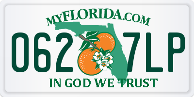 FL license plate 0627LP