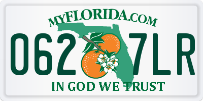 FL license plate 0627LR