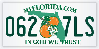 FL license plate 0627LS