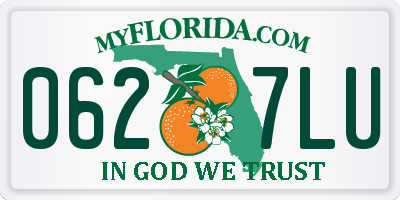 FL license plate 0627LU