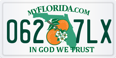 FL license plate 0627LX