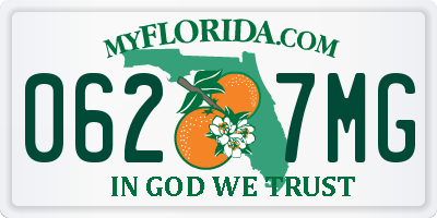 FL license plate 0627MG