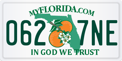 FL license plate 0627NE