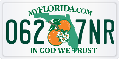 FL license plate 0627NR