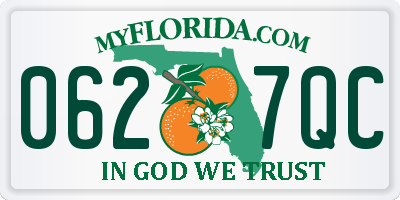 FL license plate 0627QC