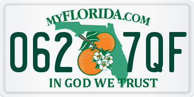 FL license plate 0627QF