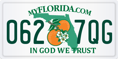 FL license plate 0627QG