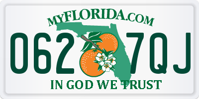 FL license plate 0627QJ