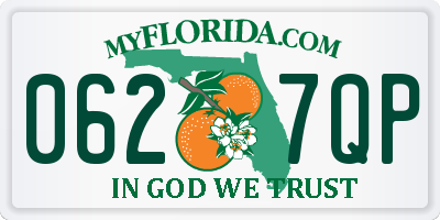 FL license plate 0627QP