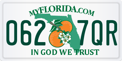 FL license plate 0627QR