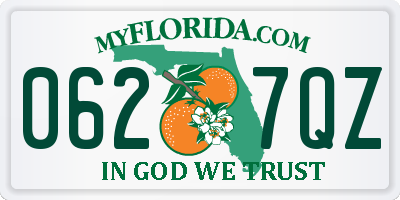 FL license plate 0627QZ