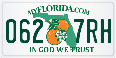 FL license plate 0627RH