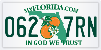 FL license plate 0627RN