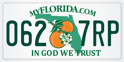 FL license plate 0627RP