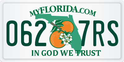 FL license plate 0627RS