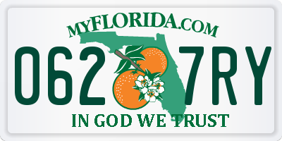 FL license plate 0627RY
