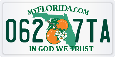 FL license plate 0627TA