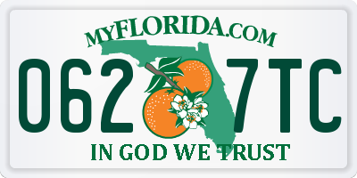 FL license plate 0627TC