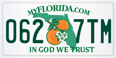 FL license plate 0627TM