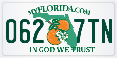 FL license plate 0627TN