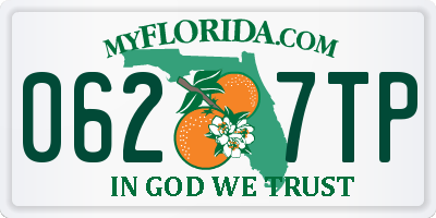 FL license plate 0627TP