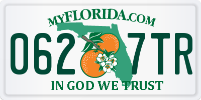 FL license plate 0627TR