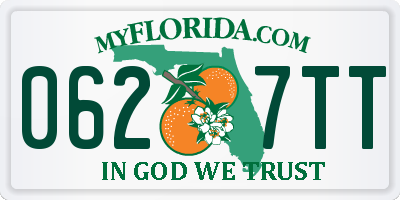 FL license plate 0627TT