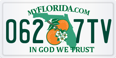 FL license plate 0627TV