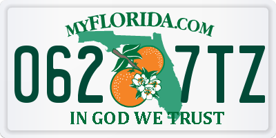 FL license plate 0627TZ
