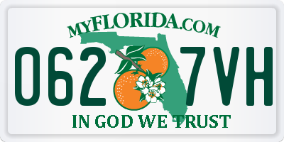 FL license plate 0627VH