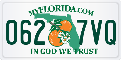 FL license plate 0627VQ