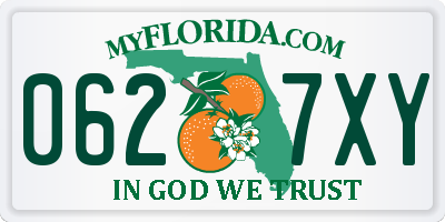 FL license plate 0627XY