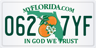 FL license plate 0627YF