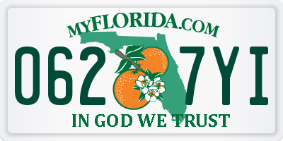 FL license plate 0627YI