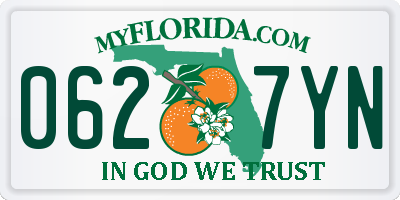 FL license plate 0627YN