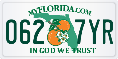 FL license plate 0627YR