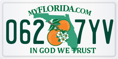 FL license plate 0627YV