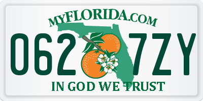 FL license plate 0627ZY