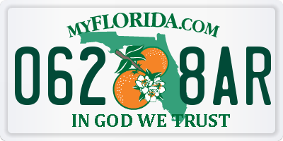 FL license plate 0628AR