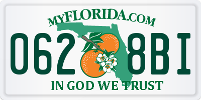 FL license plate 0628BI