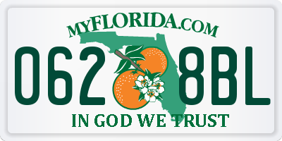 FL license plate 0628BL